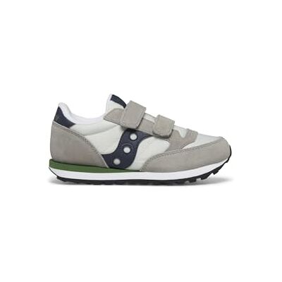 Saucony Originals Tenis Unisex Jazz Double HL para niños, Gris Azul Marino Verde, 34 EU Saucony Originals Tenis Unisex Jazz Double HL para niños, Gris Azul Marino Verde, 34 EU