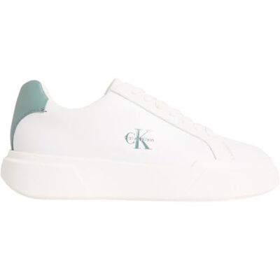 Calvin Chunky Cupsole Laceup LTH Wn Yw0yw01947, Parte Superior Baja Mujer, White (Bright White/Arctic), 39 EU Calvin Chunky Cupsole Laceup LTH Wn Yw0yw01947, Parte Superior Baja Mujer, White (Bright White/Arctic), 39 EU