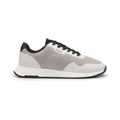 Boss Titanium_Runn_Meth, Entrenadores Hombre, Beige Mediano, 45 EU Boss Titanium_Runn_Meth, Entrenadores Hombre, Beige Mediano, 45 EU