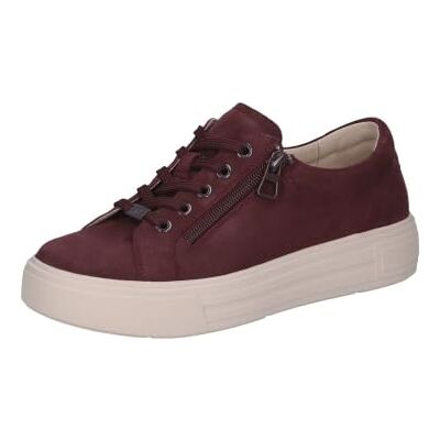 CAPRICE Zapatillas de Piel para Mujer, Color Rojo (Bordeaux Suede), 38.5 EU CAPRICE Zapatillas de Piel para Mujer, Color Rojo (Bordeaux Suede), 38.5 EU
