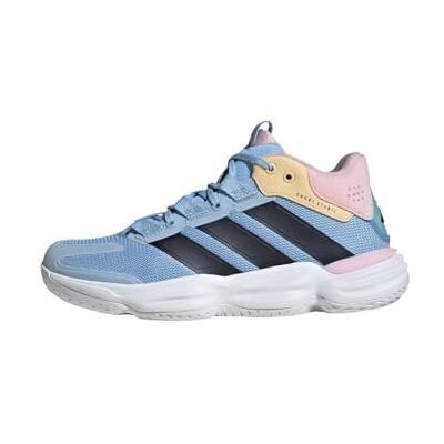 Adidas Mujer Courtstabil Indoor Shoes, Cloud White/Bright Royal/Team Solar Orange, 38 EU Adidas Mujer Courtstabil Indoor Shoes, Cloud White/Bright Royal/Team Solar Orange, 38 EU
