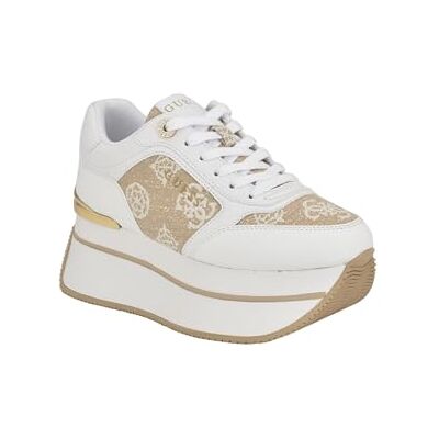 GUESS Tenis Camrio para Mujer, Logotipo Blanco/Negro 142, 37 EU GUESS Tenis Camrio para Mujer, Logotipo Blanco/Negro 142, 37 EU