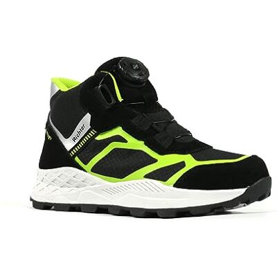 Richter Kinderschuhe Venture, Zapatillas para Correr de Carretera, Black Lime Silver, 38 EU Ancho Richter Kinderschuhe Venture, Zapatillas para Correr de Carretera, Black Lime Silver, 38 EU Ancho