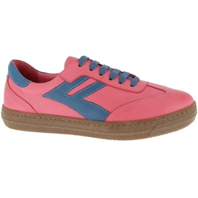 Andrea Conti Zapatillas Bajas para Mujer, Color Coral/Vaquero, Goma Oscura, Talla 37 EU Andrea Conti Zapatillas Bajas para Mujer, Color Coral/Vaquero, Goma Oscura, Talla 37 EU
