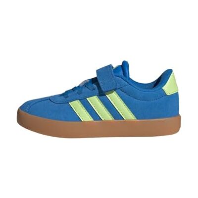 Adidas Unisex niños VL Court 3.0 Hook and Loop Shoes Kids, Bright Royal/Pulse lime/GUM10, 31 1/2 EU Adidas Unisex niños VL Court 3.0 Hook and Loop Shoes Kids, Bright Royal/Pulse lime/GUM10, 31 1/2 EU