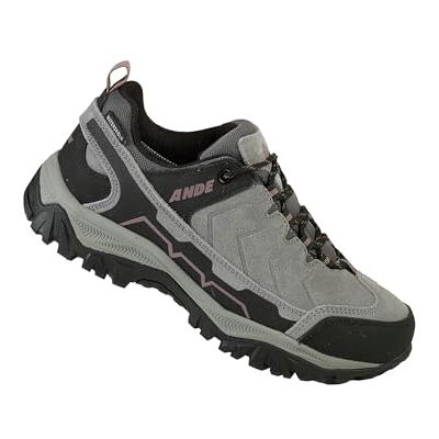 Ande Hiker Low WP, Trekking Shoes Unisex Adulto, Grigio Chiaro Malva, 38 EU Ande Hiker Low WP, Trekking Shoes Unisex Adulto, Grigio Chiaro Malva, 38 EU