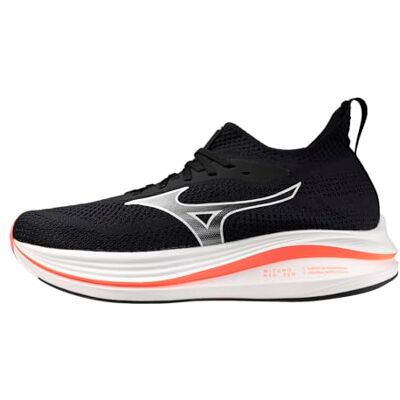 Mizuno Tenis de Correr Neo Zen para Hombre, Negro-Frambuesa, 44.5 EU Mizuno Tenis de Correr Neo Zen para Hombre, Negro-Frambuesa, 44.5 EU