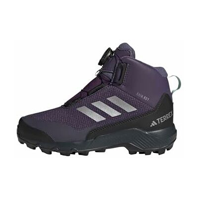 Adidas Unisex niños Terrex Winter Mid Boa Rain.RDY Hiking Shoes, Aurora Plum/Matte Silver/Core Black, 30 1/2 EU Adidas Unisex niños Terrex Winter Mid Boa Rain.RDY Hiking Shoes, Aurora Plum/Matte Silver/Core Black, 30 1/2 EU