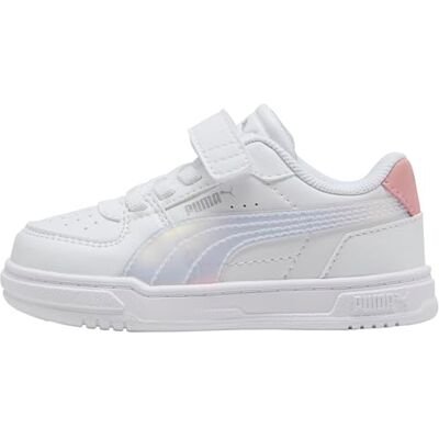PUMA Zapatillas CAVEN III Holo 2.0 AC+ INF para bebé, Color Blanco-Rosa Outlook Silver, Talla 6 UK Niño, White Rosy Outlook Silver, 6 UK Child PUMA Zapatillas CAVEN III Holo 2.0 AC+ INF para bebé, Color Blanco-Rosa Outlook Silver, Talla 6 UK Niño, White Rosy Outlook Silver, 6 UK Child