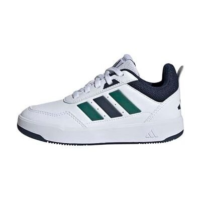 Adidas Unisex niños Tensaur Sport 3.0 Kids Shoes, FTWR White/Collegiate Green/Collegiate Navy, 38 EU Adidas Unisex niños Tensaur Sport 3.0 Kids Shoes, FTWR White/Collegiate Green/Collegiate Navy, 38 EU