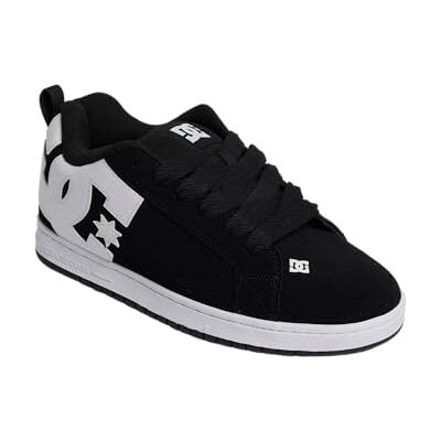 DC Shoes Court Graffik Zapatos de Piel Para Hombre Zapatillas para Hombre, Negro Y Blanco 001, 44.5 EU DC Shoes Court Graffik Zapatos de Piel Para Hombre Zapatillas para Hombre, Negro Y Blanco 001, 44.5 EU