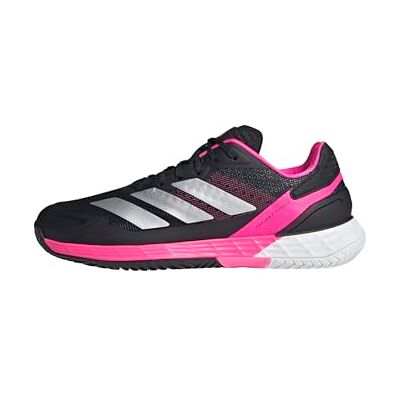 Adidas Hombre Defiant Speed 2 Tennis Shoes, Core Black/Silver Met./Core Black, 41 1/3 EU Adidas Hombre Defiant Speed 2 Tennis Shoes, Core Black/Silver Met./Core Black, 41 1/3 EU