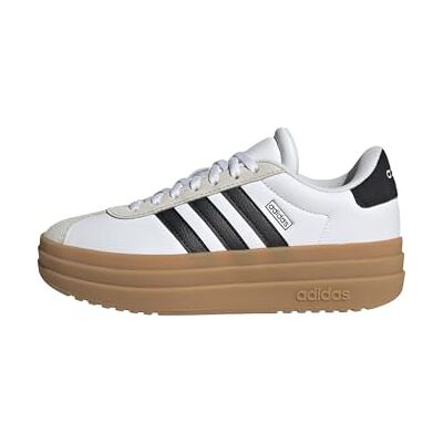 Adidas Unisex niños VL Court Bold Junior Shoes, Cloud White/Core Black/Gum, 39 1/3 EU Adidas Unisex niños VL Court Bold Junior Shoes, Cloud White/Core Black/Gum, 39 1/3 EU
