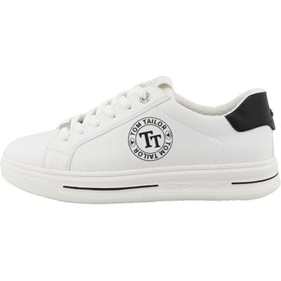 Zapatillas de imitación de cuero TOM TAILOR con logo - Talla 38 Zapatillas de imitación de cuero TOM TAILOR con logo - Talla 38