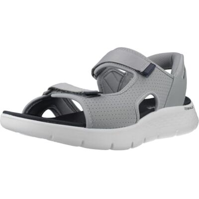 Skechers Hombre Go Walk Flex Sandal Easy Entry Slip-In ENTRENADOR, Grey And Navy Textile, 43 EU Skechers Hombre Go Walk Flex Sandal Easy Entry Slip-In ENTRENADOR, Grey And Navy Textile, 43 EU