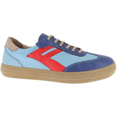 Andrea Conti Zapatillas Bajas Freya para Mujer, Astralbl Azur Dk Red Peanut, 37 EU Andrea Conti Zapatillas Bajas Freya para Mujer, Astralbl Azur Dk Red Peanut, 37 EU
