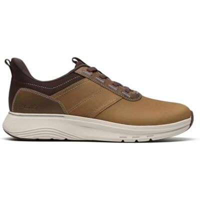 Clarks Motion Trek LX- Tenis para Hombre, Lea marrón Oscuro, 44.5 EU Clarks Motion Trek LX- Tenis para Hombre, Lea marrón Oscuro, 44.5 EU