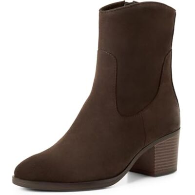 MARCO TOZZI Botas de moda para mujer Botas de moda, Mocca Suede, 40 EU MARCO TOZZI Botas de moda para mujer Botas de moda, Mocca Suede, 40 EU