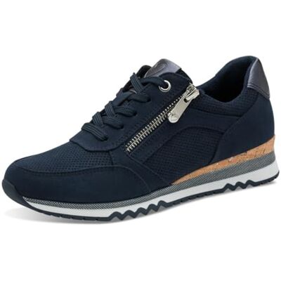 MARCO TOZZI Damen, Sneaker, Feel ME Fußbett,Wechselfußbett, weiches Innenfutter, Vegan, , Zapatillas Bajas Mujer, Azul Marino, 39 EU MARCO TOZZI Damen, Sneaker, Feel ME Fußbett,Wechselfußbett, weiches Innenfutter, Vegan, , Zapatillas Bajas Mujer, Azul Marino, 39 EU