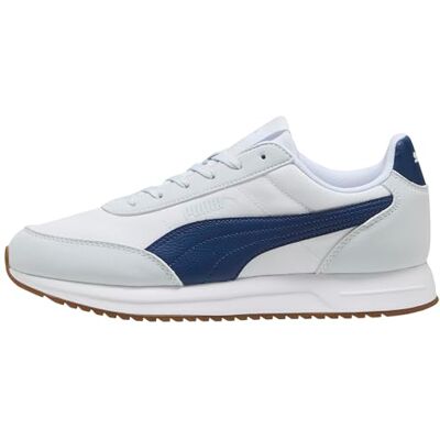 PUMA Zapatillas R78 Lightwind Unisex 42, White Blue Jewel Silver Mist Gray PUMA Zapatillas R78 Lightwind Unisex 42, White Blue Jewel Silver Mist Gray