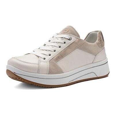 ARA Sapporo, Zapatillas Mujer, Cream Shell, 38.5 EU Ancho ARA Sapporo, Zapatillas Mujer, Cream Shell, 38.5 EU Ancho
