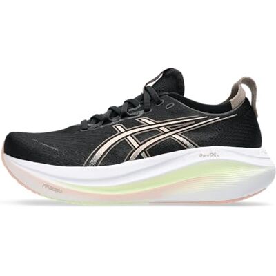 ASICS Gel-Nimbus 27 Zapatillas de Correr para Mujer, Negro/Brisa, 43.5 EU ASICS Gel-Nimbus 27 Zapatillas de Correr para Mujer, Negro/Brisa, 43.5 EU