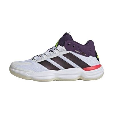 Adidas Hombre Courtstabil Indoor Performance Shoes, Cloud White/Aurora Met. / Aurora Plum, 40 2/3 EU Adidas Hombre Courtstabil Indoor Performance Shoes, Cloud White/Aurora Met. / Aurora Plum, 40 2/3 EU