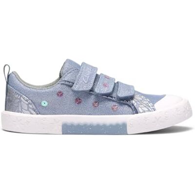 Clarks Foxing Trim K. Tenis Deportivos de Lona Vaquera, Talla 8.5 para niños Clarks Foxing Trim K. Tenis Deportivos de Lona Vaquera, Talla 8.5 para niños
