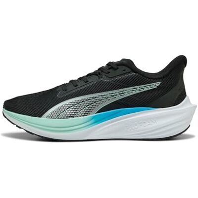 PUMA Darter ProRoad Tenis Unisex para Correr, Negro Silver Mint Melt Speed Blue, 36 EU PUMA Darter ProRoad Tenis Unisex para Correr, Negro Silver Mint Melt Speed Blue, 36 EU