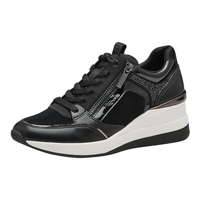 Tamaris Zapatillas para Mujer Con Plantilla Extraíble, Negro, 40 EU Tamaris Zapatillas para Mujer Con Plantilla Extraíble, Negro, 40 EU