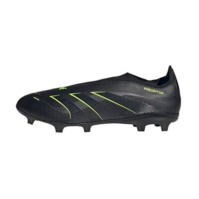 Adidas Unisex League Laceless Firm Ground/Multi Ground Football Boots, Core Black/Carbon/Lucid Lemon, 46 EU Adidas Unisex League Laceless Firm Ground/Multi Ground Football Boots, Core Black/Carbon/Lucid Lemon, 46 EU