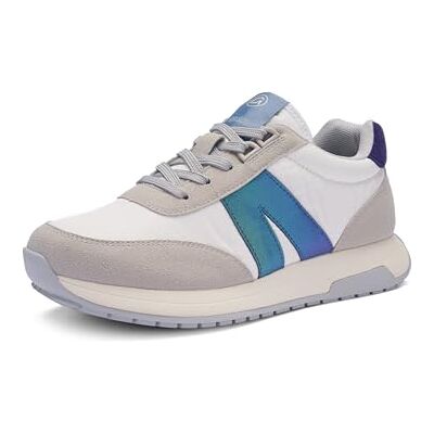 ARA Malibu, Zapatillas Mujer, Pebble Eggwhite Ink, 41 EU Ancho ARA Malibu, Zapatillas Mujer, Pebble Eggwhite Ink, 41 EU Ancho