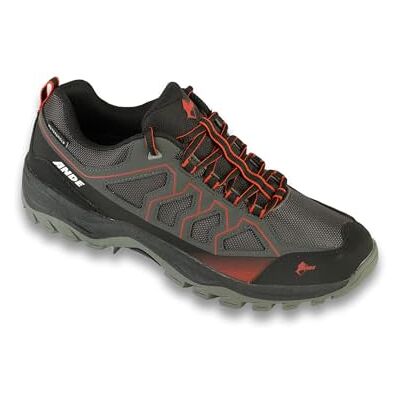 Ande Cobra Low WP, Zapato DE Trekking Unisex Adulto, Antracita Rossoarancio, 39 EU Ande Cobra Low WP, Zapato DE Trekking Unisex Adulto, Antracita Rossoarancio, 39 EU