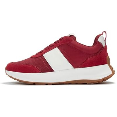 Fitflop Zapatillas de Baloncesto para Mujer, Estilo F-Mode Flow Fabric/Suede, 36 EU, Baya quemada, 36 EU Fitflop Zapatillas de Baloncesto para Mujer, Estilo F-Mode Flow Fabric/Suede, 36 EU, Baya quemada, 36 EU