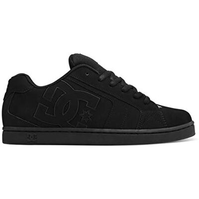 DC Shoes DC Net M Zapatillas de deporte de cuero nobuck para hombre, Negro, 55 EU DC Shoes DC Net M Zapatillas de deporte de cuero nobuck para hombre, Negro, 55 EU