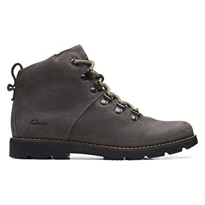 Clarks Heath Hike O Combat Boot Bota para niño, gris, 33 EU Clarks Heath Hike O Combat Boot Bota para niño, gris, 33 EU