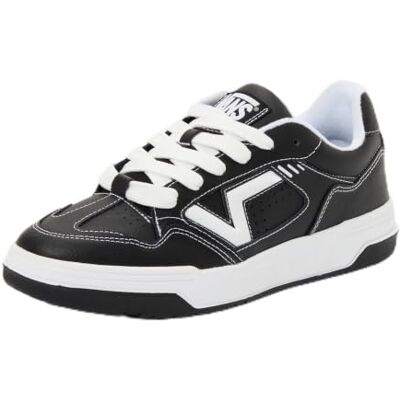 Vans Tenis Unisex para Patinaje Upland, Negro y Blanco, 40 EU Vans Tenis Unisex para Patinaje Upland, Negro y Blanco, 40 EU