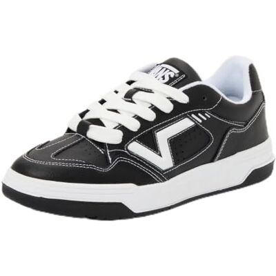 Vans Tenis Unisex para Patinaje Upland, Negro y Blanco, 36.5 EU Vans Tenis Unisex para Patinaje Upland, Negro y Blanco, 36.5 EU