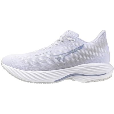 Mizuno Wave Rider 28 Tenis de Correr para Mujer, Nube Blanca-Nimbus, 37 EU Mizuno Wave Rider 28 Tenis de Correr para Mujer, Nube Blanca-Nimbus, 37 EU