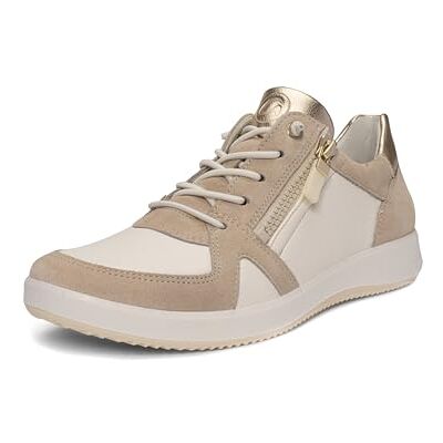 ARA Roma, Zapatillas Mujer, Shell Cream Platinum, 40 EU Ancho ARA Roma, Zapatillas Mujer, Shell Cream Platinum, 40 EU Ancho