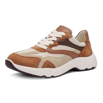 ARA Boston, Zapatillas Mujer, Mousse Beach Cream Mocca, 38 EU Ancho ARA Boston, Zapatillas Mujer, Mousse Beach Cream Mocca, 38 EU Ancho