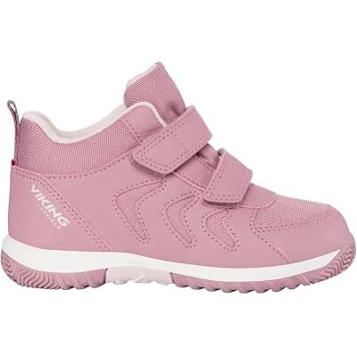 Viking Brisk Mid WP 2v Tenis Unisex para Caminar para niños, Rosa Polvoriento, 8 UK Child Viking Brisk Mid WP 2v Tenis Unisex para Caminar para niños, Rosa Polvoriento, 8 UK Child