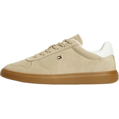 Tommy Hilfiger TH Icon Court Light Suede Fw0fw09593 Parte Superior bajaMujer Tommy Hilfiger TH Icon Court Light Suede Fw0fw09593 Parte Superior bajaMujer