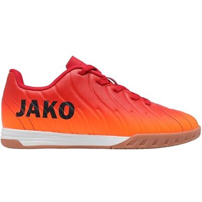 JAKO Botas de fútbol Unisex para niños J-SI Sweeper, Neon Orange Fiery Red, 33 EU JAKO Botas de fútbol Unisex para niños J-SI Sweeper, Neon Orange Fiery Red, 33 EU