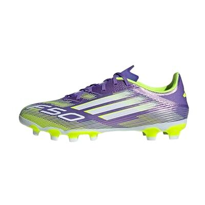 Adidas Unisex Adulto F50 League Multi Ground Football Boots, Purple Rush/FTWR White/Lucid Lemon, 46 EU Adidas Unisex Adulto F50 League Multi Ground Football Boots, Purple Rush/FTWR White/Lucid Lemon, 46 EU