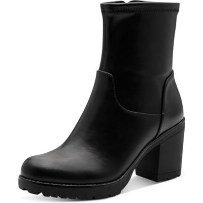 MARCO TOZZI Botas de moda para mujer , Negro, 37 EU MARCO TOZZI Botas de moda para mujer , Negro, 37 EU