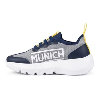 Munich JONY Kid 16, Zapatillas Unisex niños, Azul, 34 EU Munich JONY Kid 16, Zapatillas Unisex niños, Azul, 34 EU