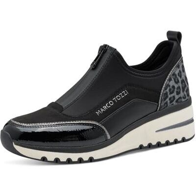MARCO TOZZI Tenis para Mujer , Color Negro (Black Comb), 7.5 UK, Peine Negro y Negro, 41 EU MARCO TOZZI Tenis para Mujer , Color Negro (Black Comb), 7.5 UK, Peine Negro y Negro, 41 EU
