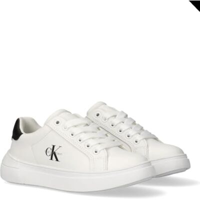 Calvin Low Cut Lace-up Sneaker, White, 36 Calvin Low Cut Lace-up Sneaker, White, 36