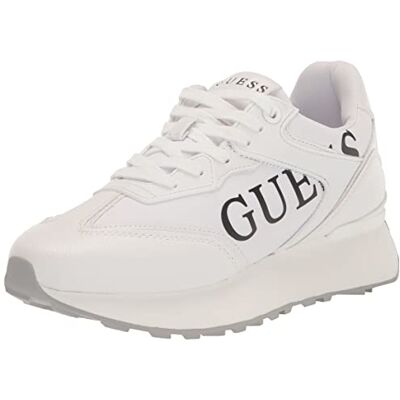 GUESS Luchia, Zapatillas Mujer, White 145, 41 EU GUESS Luchia, Zapatillas Mujer, White 145, 41 EU